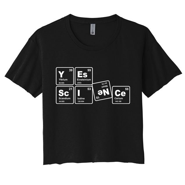 Yes Science Periodic Table Crop Top