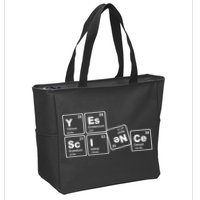 Yes Science Periodic Table Zip Tote Bag