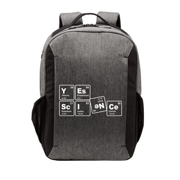 Yes Science Periodic Table Vector Backpack