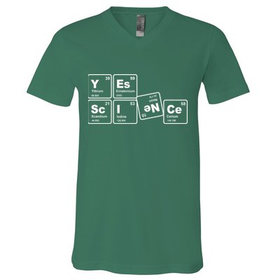 Yes Science Periodic Table V-Neck T-Shirt