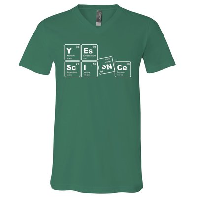 Yes Science Periodic Table V-Neck T-Shirt