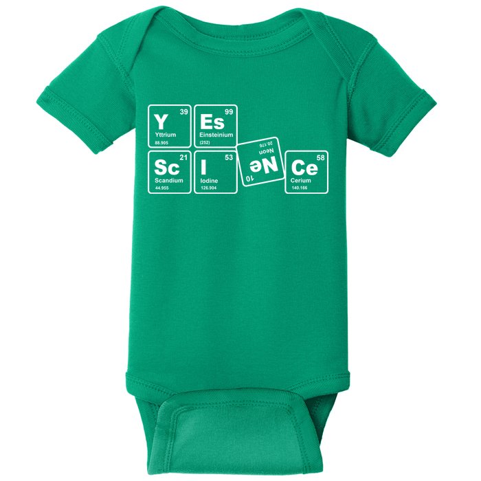 Yes Science Periodic Table Baby Bodysuit