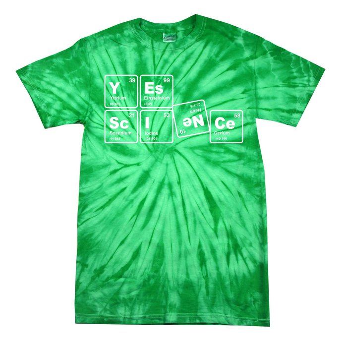 Yes Science Periodic Table Tie-Dye T-Shirt