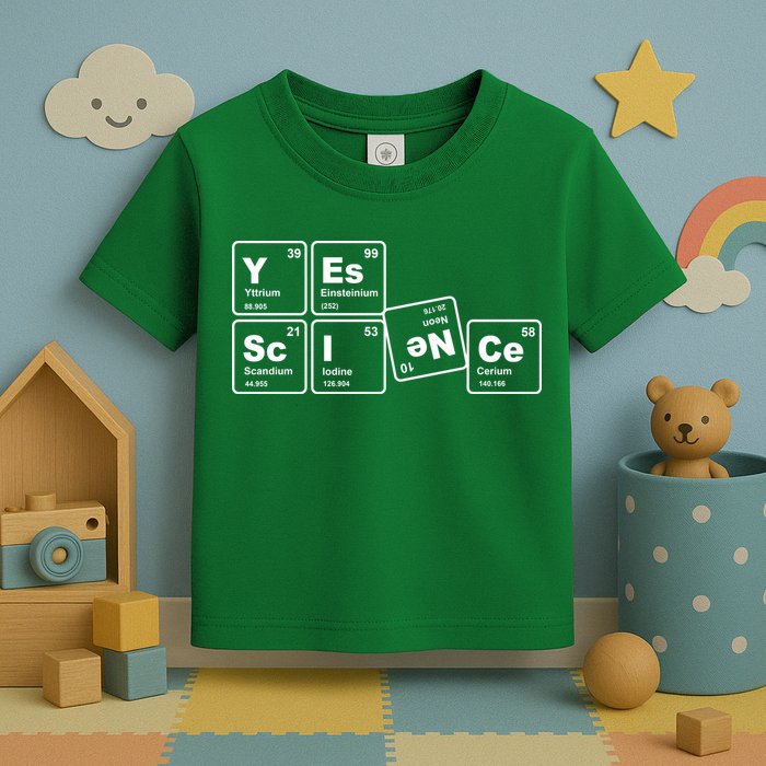 Yes Science Periodic Table Toddler T-Shirt
