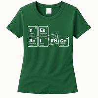 Yes Science Periodic Table Womens T-Shirt