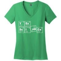 Yes Science Periodic Table Women's V-Neck T-Shirt