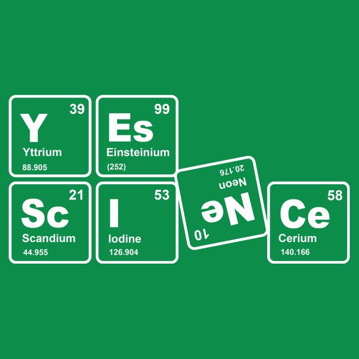 Yes Science Periodic Table Women's V-Neck T-Shirt
