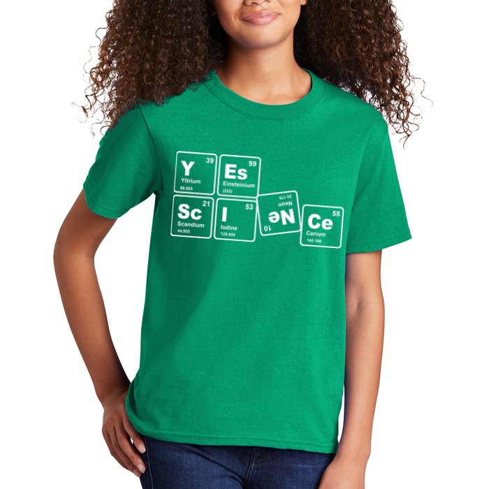 Yes Science Periodic Table Kids T-Shirt