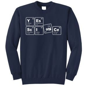 Yes Science Periodic Table Tall Sweatshirt