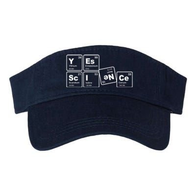 Yes Science Periodic Table Valucap Bio-Washed Visor