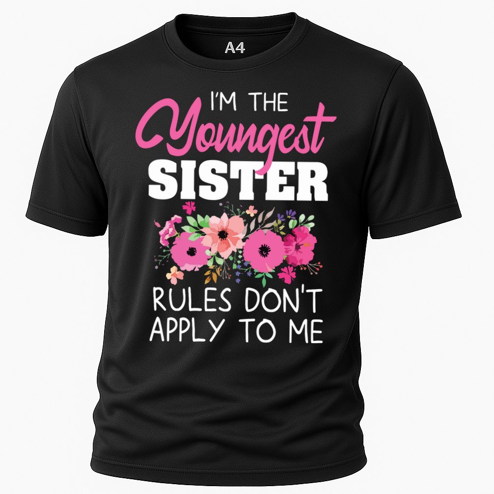 Youngest Sister Shirts Rules Dont Apply To Me Matching Performance Shirt