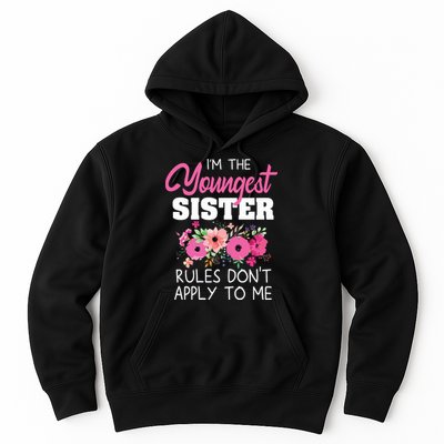 Youngest Sister Shirts Rules Dont Apply To Me Matching Hoodie