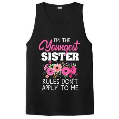 Youngest Sister Shirts Rules Dont Apply To Me Matching PosiCharge Competitor Tank