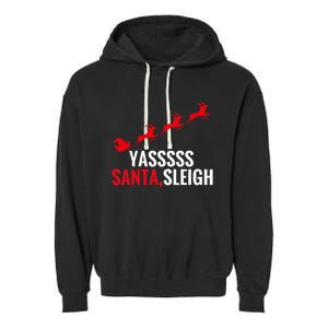 Yas Santa Sleigh Garment-Dyed Fleece Hoodie