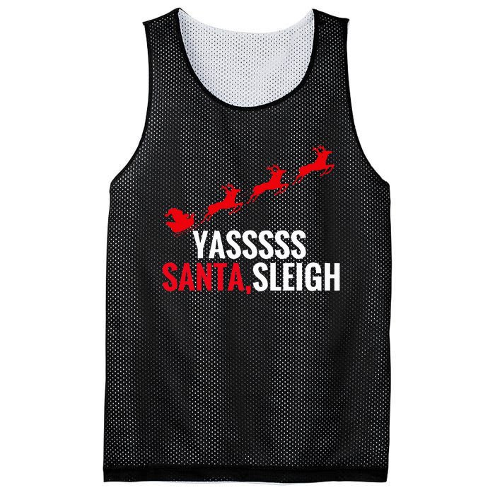 Yas Santa Sleigh Mesh Reversible Basketball Jersey Tank