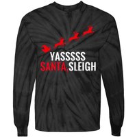 Yas Santa Sleigh Tie-Dye Long Sleeve Shirt