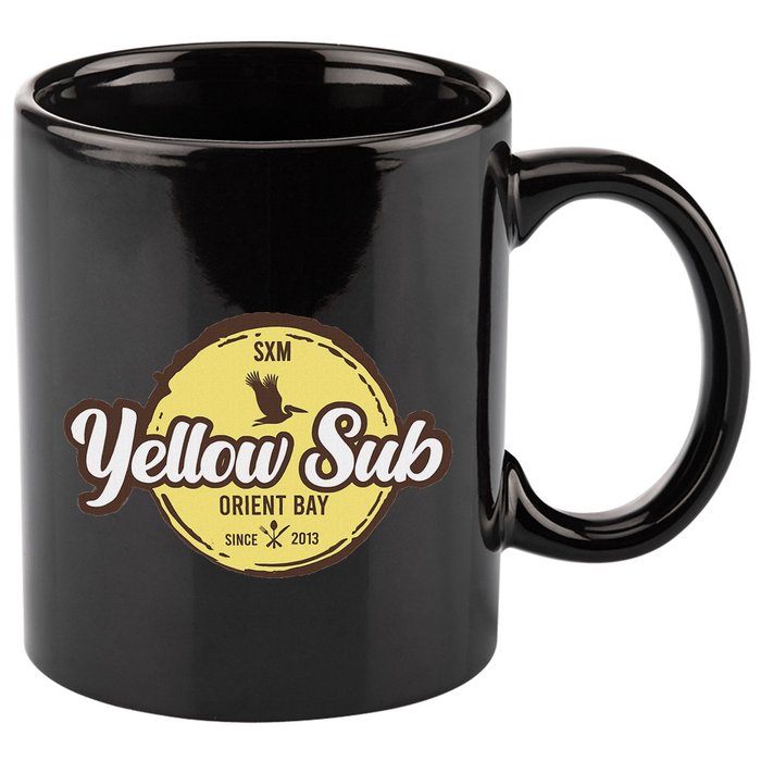 Yellow Sub Sxm Orient Bay 11oz C Handle Ceramic Mug