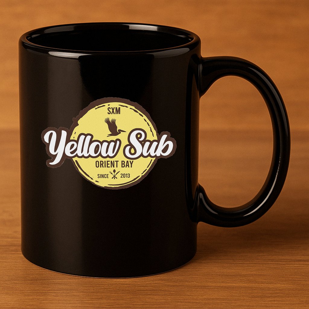 Yellow Sub Sxm Orient Bay 11oz C Handle Ceramic Mug