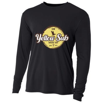 Yellow Sub Sxm Orient Bay Cooling Performance Long Sleeve Crew