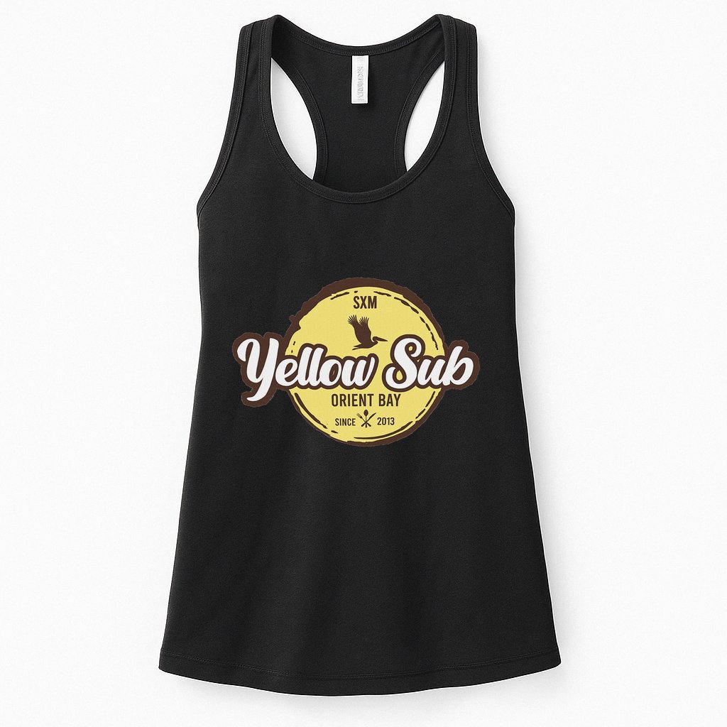 Yellow Sub Sxm Orient Bay Womens Tank Top