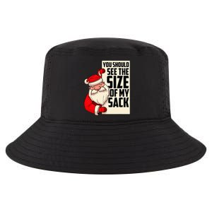 You Should See The Size Of My Sack Funny Santa Christmas  Cool Comfort Performance Bucket Hat