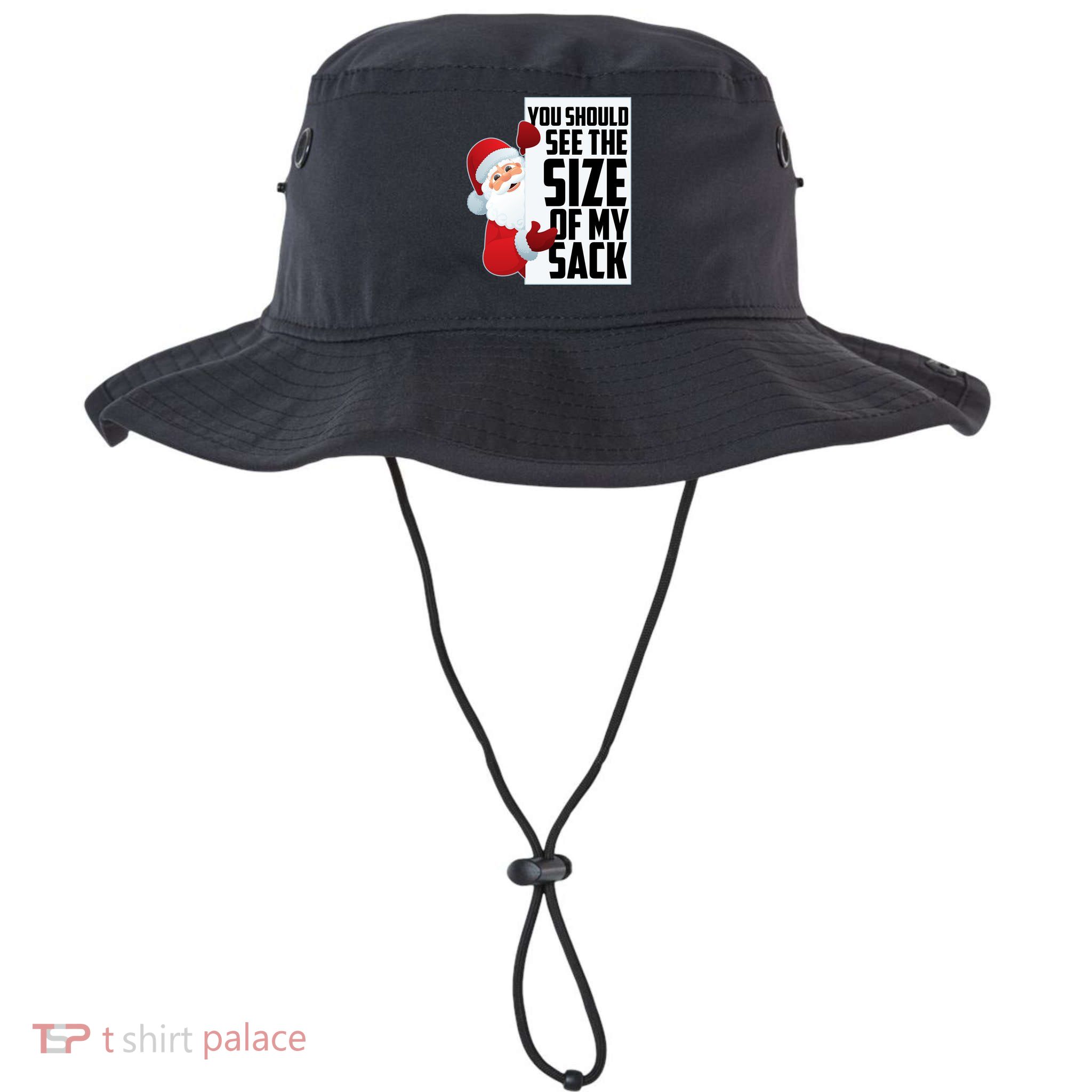 You Should See The Size Of My Sack Funny Santa Claus Bucket Hat