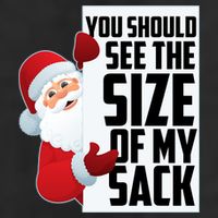 You Should See The Size Of My Sack Funny Santa Claus 15oz Campfire Ceramic Mug