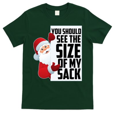 You Should See The Size Of My Sack Funny Santa Claus T-Shirt