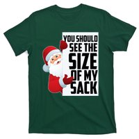 You Should See The Size Of My Sack Funny Santa Claus T-Shirt