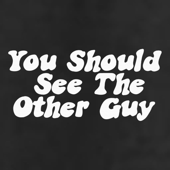 You Should See The Other Guy Funny Fight Joke Adult Drive Performance Visor