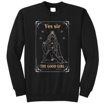 Yes Sir The Good Girl The Good Girl Tarot Card Smut Book Sweatshirt