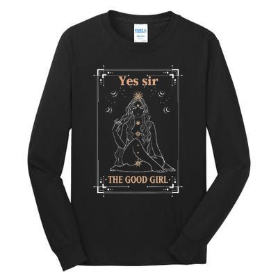 Yes Sir The Good Girl The Good Girl Tarot Card Smut Book Tall Long Sleeve T-Shirt