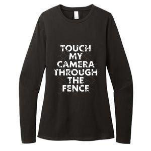 Ymh Studios Touch My Camera Through The Fence Womens CVC Long Sleeve Shirt