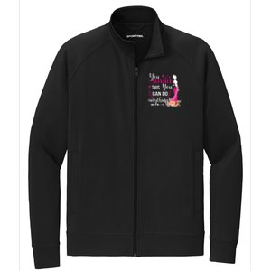 You Survived This You Can Do Anything Breast Cancer Warrior Funny Gift Stretch Full-Zip Cadet Jacket