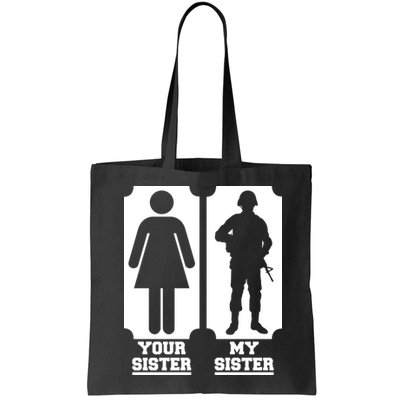 Your Sister Vs My Sister Is The The Military Bag