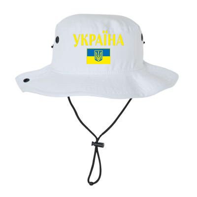 YKPAIHA Stand With Ukraine Ukrainian Flag Legacy Cool Fit Booney Bucket Hat