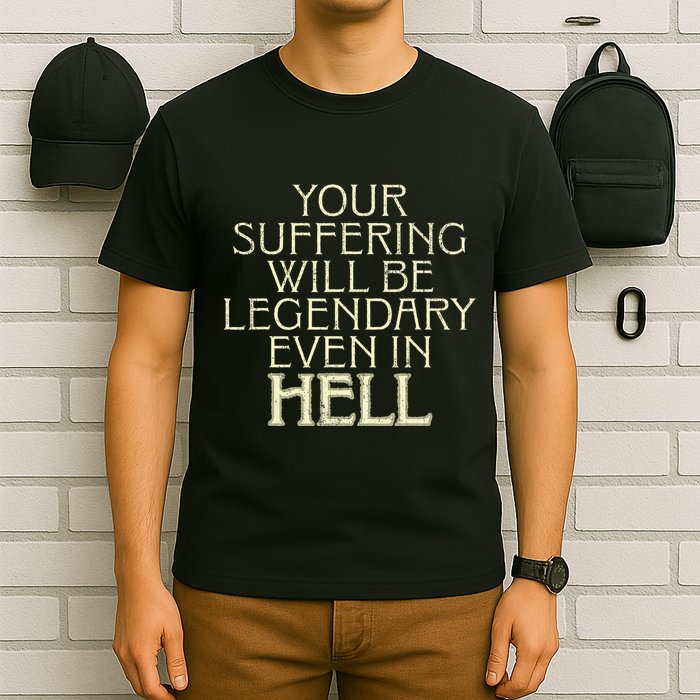 Your Suffering Will Be Legendary Even In Hell T-Shirt