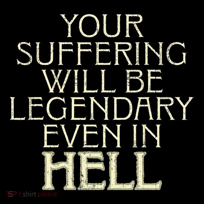 Your Suffering Will Be Legendary Even In Hell Hooded Wearable Blanket