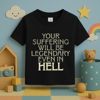 Your Suffering Will Be Legendary Even In Hell Toddler T-Shirt