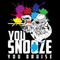 You Snooze You Bruise Funny Paintball Gift Cooling Performance Crew T-Shirt