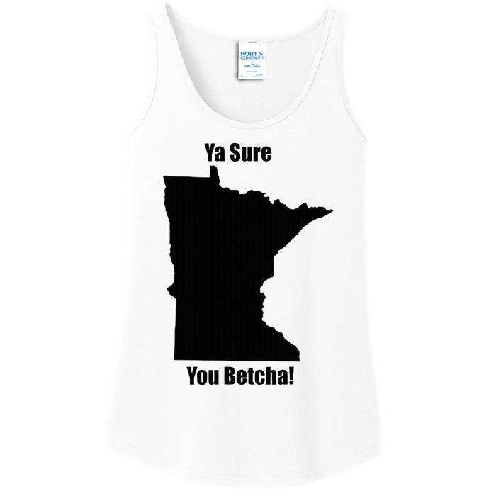 Ya Sure You Betcha! Minnesota Ladies Essential Tank