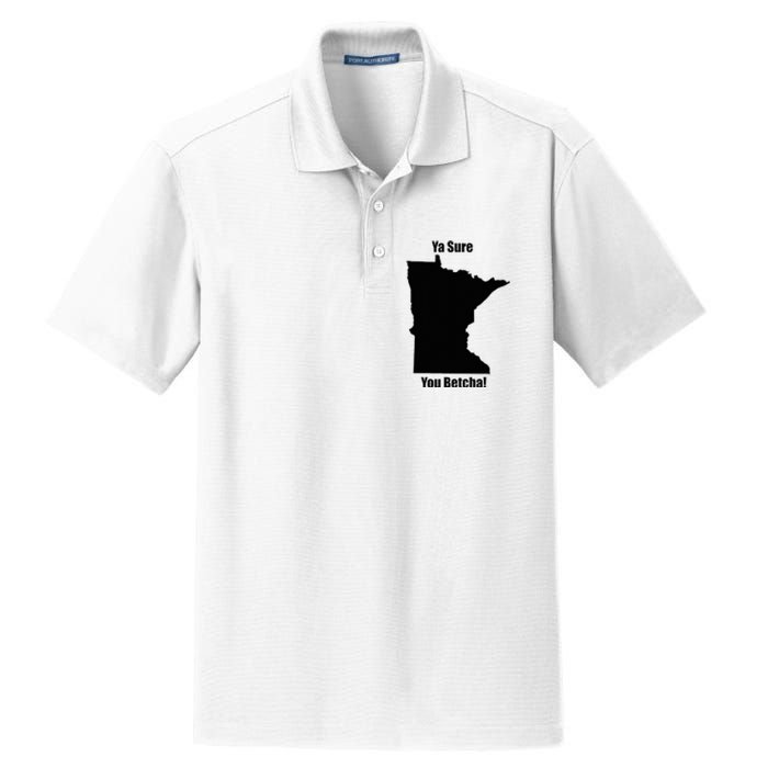 Ya Sure You Betcha! Minnesota Dry Zone Grid Polo