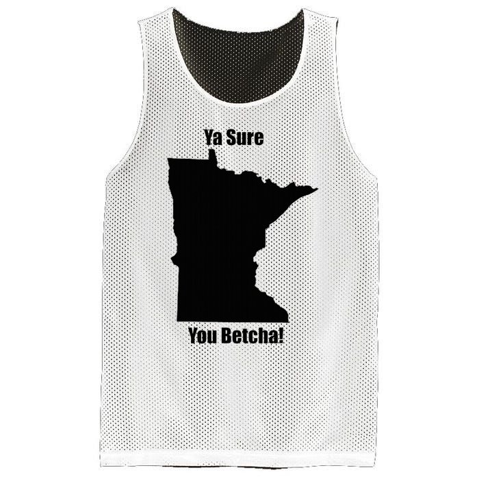 Ya Sure You Betcha! Minnesota Mesh Reversible Basketball Jersey Tank