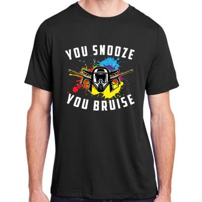 You Snooze You Bruise Adult & Paintball Adult ChromaSoft Performance T-Shirt