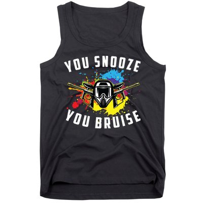 You Snooze You Bruise Adult & Paintball Tank Top