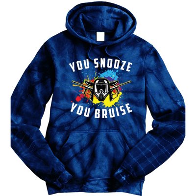 You Snooze You Bruise Adult & Paintball Tie Dye Hoodie