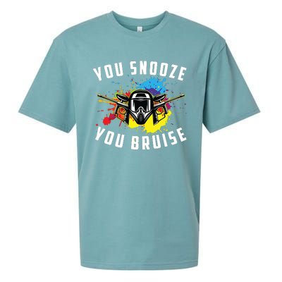 You Snooze You Bruise Adult & Paintball Sueded Cloud Jersey T-Shirt