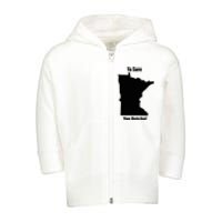 Ya Sure You Betcha! Minnesota Toddler Zip Fleece Hoodie