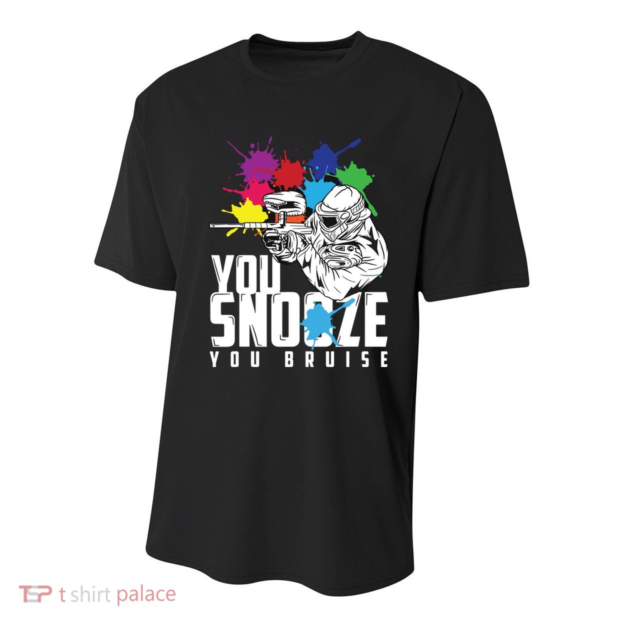 You Snooze You Bruise Funny Paintball Gift Youth Performance Sprint T-Shirt
