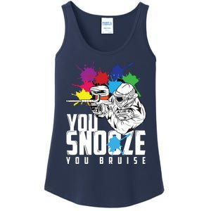 You Snooze You Bruise Funny Paintball Gift Ladies Essential Tank